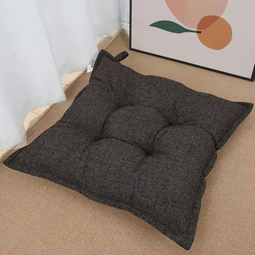 Miniatura 9 de SINSOSSO - Almohadas de suelo grandes de 22 pulgadas, de espuma viscoelástica, cuadradas, antideslizantes, para respaldo de oficina, yoga, asiento