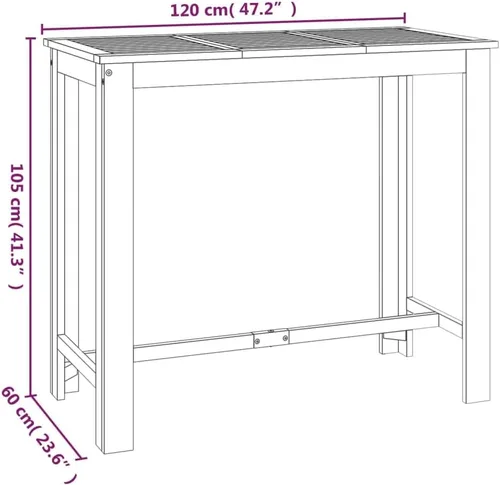 Miniatura 6 de Mesa de bar para patio, mesa auxiliar de piscina, soporte para plantas, mesa de bebidas, mesa de bar, mesa de café, mesa de césped, mesas
