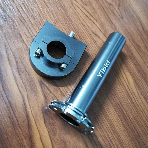 Miniatura 5 de Yibid Acelerador giratorio para manillar de motocicleta de 7/8 pulgadas, agarre de mano, tubo de gas para barra estándar de 0.866 in, Suzuki Yamaha