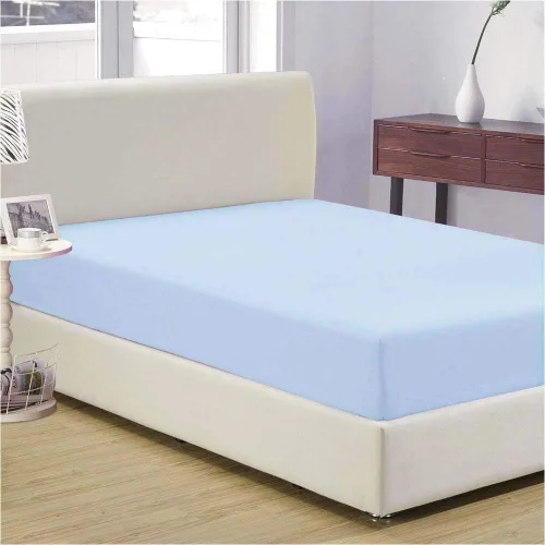 Miniatura 22 de Sábana inferior ajustable para el hogar, 800 hilos, 100% algodón egipcio de alta calidad, ultra suave, sin arrugas, bolsillo profundo, color azul