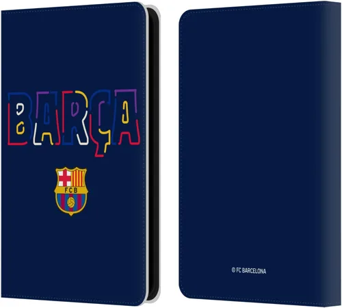 Miniatura 26 de Head Case Designs Funda de piel con licencia oficial del FC Barcelona Barca Crest Graphics compatible con Kindle Paperwhite 5 (2021)