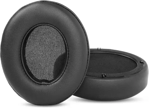 W855BT Almohadillas de repuesto de piel de proteína para los oídos, piezas de reparación compatibles con auriculares Edifier W855BT (negro)