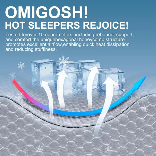 Miniatura 2 de UJPFEO Almohada de rodilla para personas que duermen de lado, almohada refrescante de piernas para ciática, rodillas, espalda, articulaciones entre