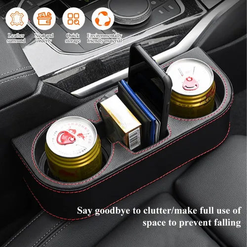Miniatura 5 de DXNQ Organizador Rellenador de Huecos para Portavasos de Coche, Organizador Multifuncional Rellenador de Huecos de Consola Frontal de Auto