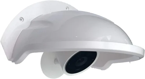 Miniatura 2 de Universal Sun Rain Shade Cámara Cubierta Escudo para Nest/Anillo/Arlo/Dome/Bullet Cámara Exterior - Blanco