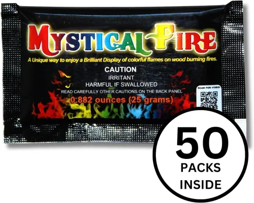 Miniatura 2 de Mystical Fire Paquetes de cambio de color para pozos de fuego y fogatas Encantados, de larga duración, multicolor, diversión mágica familiar