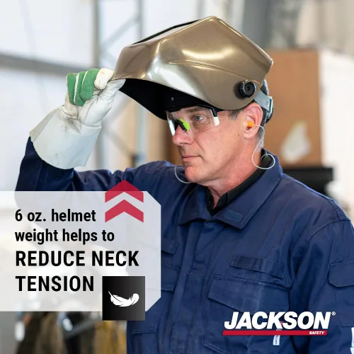 Miniatura 3 de Jackson Safety W10 HLX 100 - Casco para soldadura estática metal pesado., 1