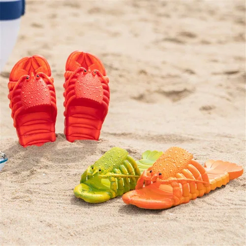 Miniatura 4 de COOL JOHOZO Zapatillas de langosta, sandalias de bajo, zapatillas de animales animales zapatillas de pescado, zapatillas de langosta zapatillas
