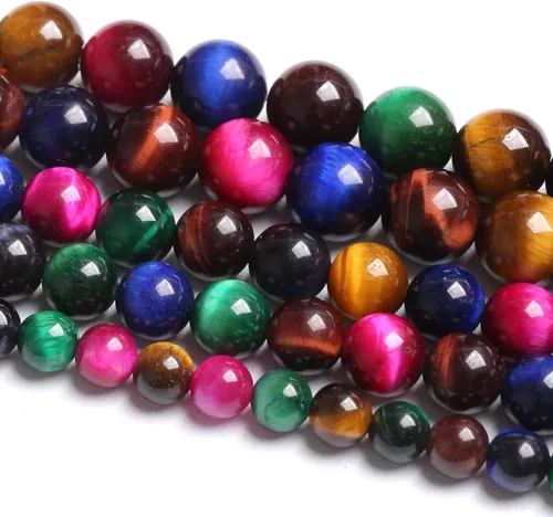 Miniatura 80 de 88 cuentas de cuarzo rutilado dorado de piedra natural de 4MM (5/32 de pulgada), gemas de grado 2A, cristal semiprecioso de actinolita, cuentas