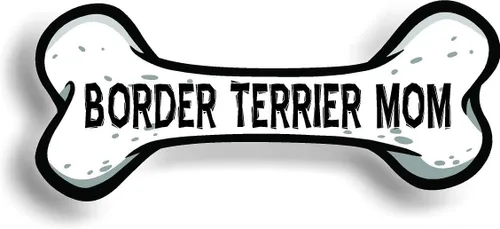 Miniatura 719 de Border Collie Dog Mom Bone - Imán para parachoques de automóvil, magnético para refrigerador, refrigerador decorativo, oficina, pizarra blanca