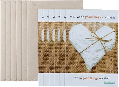 Miniatura 7 de DaySpring - Max Lucado - Do Good Things - 6 tarjetas y sobres premium de agradecimiento al ministerio