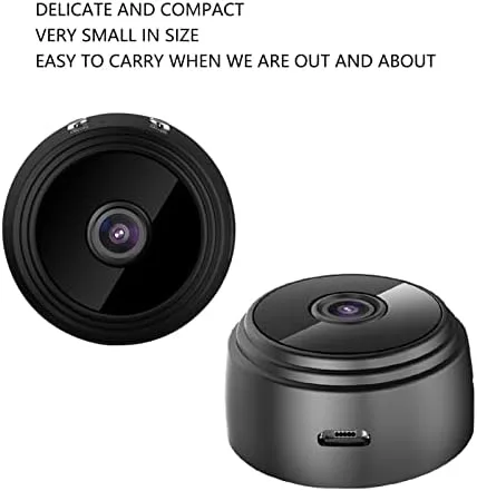 Miniatura 6 de Cámaras de seguridad de vigilancia A9 1080P Home Mini cámara magnética contraportada compacta Monitoreo interior para oficina en casa negro