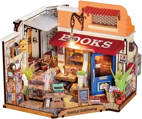 Miniatura 11 de Rowood Kit de Casa en Miniatura, Kits de Casa de Muñecas en Miniatura de Invernadero DIY para Adultos, Miniaturas de Mayberry Street, Artesanías