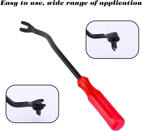 Miniatura 3 de LivTee Herramienta de extracción de clips de plástico, herramienta de extracción de paneles de puerta (tapicería) para equipos de audio automotriz