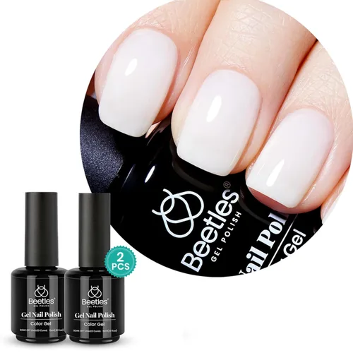 Miniatura 134 de Beetles - Esmalte de uñas de gel verde luminoso que brilla en la oscuridad, esmalte de uñas de gel que se absorbe con lámpara LED UV, arte de uñas