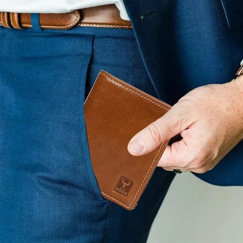 Miniatura 6 de WILD HOOK Cartera inteligente para hombres, funda para tarjetas para hombres, billetera multiusos biplegable para hombres, cartera de tarjetas