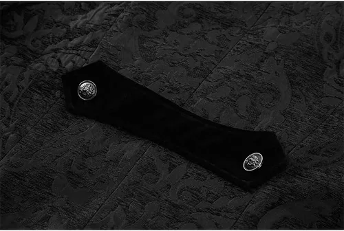 Miniatura 6 de ZNZHKR Chaqueta gótica steampunk para hombre, uniforme medieval victoriano, abrigo de Halloween