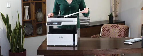 Miniatura 8 de Epson EcoTank ET-M3170 Impresora Supertank inalámbrica monocromática todo en uno con ADF, fax y Ethernet más 2 años de tinta ilimitada*