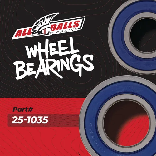 Miniatura 2 de All Balls Racing 25-1035 - Kit de juntas de rodamiento de rueda compatible con/reemplazo para Arctic Cat Cannondale Gas-Gas Honda Kawasaki