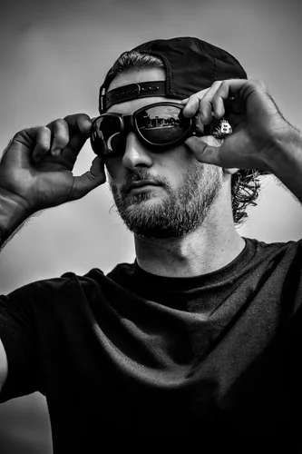 Miniatura 6 de Birdz Eyewear Eagle - Gafas de seguridad acolchadas para motocicleta, 2 pares, marco negro con lentes ahumados transparentes y polarizados, gafas
