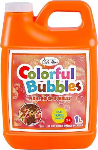 Miniatura 8 de Solución concentrada de burbujas Lulu Home, repuesto de 1 L/33.8 onzas para máquinas de burbujas, varitas gigantes y sopladores - hasta 2.5 galones