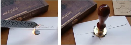 6 piezas de varillas de cera negra con mechas para invitaciones de boda decorativas sello de cera sello sello de regalo tarjetas de sellado cera