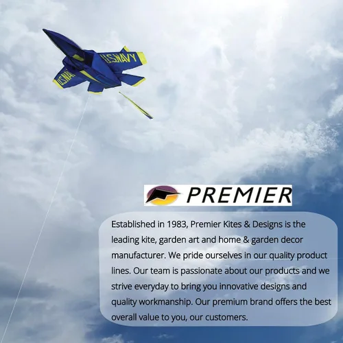 Miniatura 8 de Premier Kites Plano Ángel Azul 3D