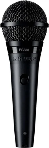Miniatura 4 de Shure Kit de rendimiento escénico con micrófono de mano vocal dinámico cardioide PGA58, cable XLR y soporte de micrófono, para escenario o estudio