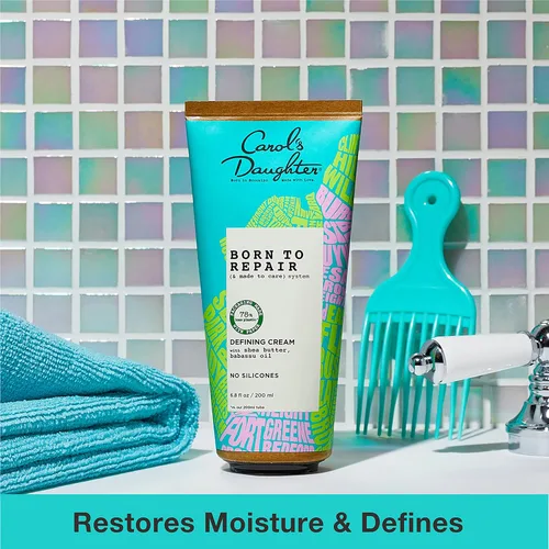 Miniatura 2 de Carol's Daughter Born To Repair - Crema para el cabello sin enjuague, hidratante, definición de rizos y antiencrespamiento, cuidado del cabello