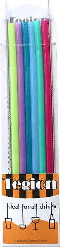 Miniatura 7 de YETI RTIC-Flexible - Pajitas de silicona reutilizables de medio galón de 12 pulgadas para vaso alto de 32 onzas, botella de agua de 64 onzas