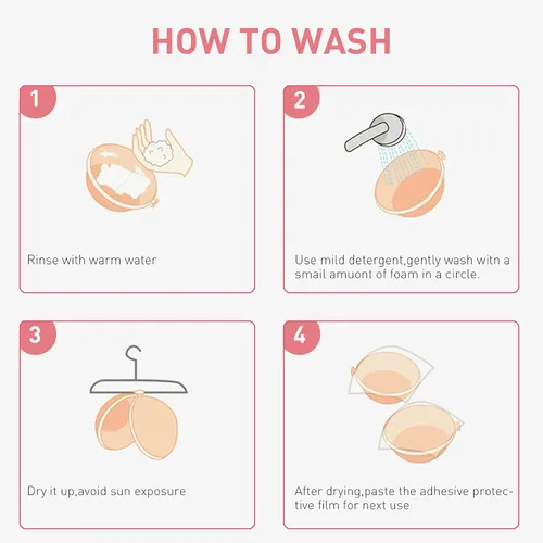 Miniatura 8 de SEFINEL Sujetador adhesivo sin tirantes para mujer brasier de silicona invisible y adhesivo para vestido sin espalda con cubiertas de pezones