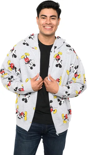 Miniatura 8 de Disney Sudadera con capucha y cremallera para mujer con estampado de Mickey Mouse