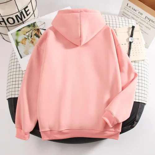 Miniatura 5 de Sudaderas con capucha para mujer con estampado de vaca de fresa casual mullidas