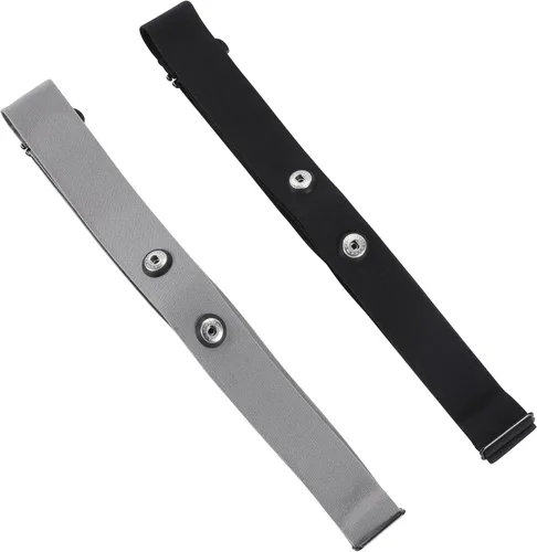Heart Rate Monitor Chest Strap Compatible with Polar H10 H9 H7 H1 Wahoo Tickr Garmin HRM CooSpo,Black&Gray