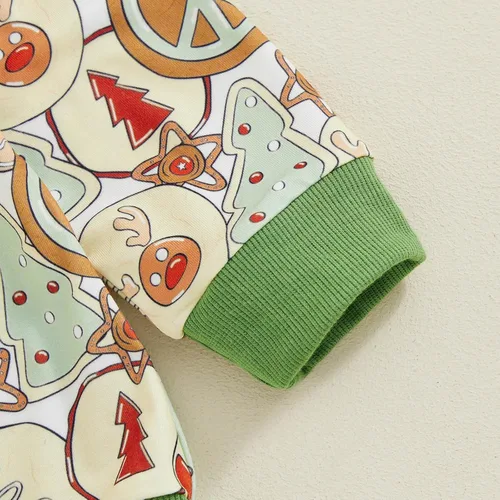 Miniatura 54 de FOCUSNORM Disfraz de Halloween para bebé recién nacida, sudadera de calabaza, mameluco de manga larga para otoño e invierno