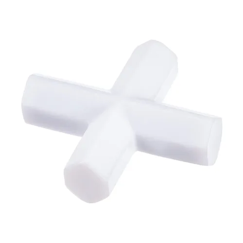 Miniatura 7 de MECCANIXITY Agitador magnético mezclador barra de agitación barra 30 mm (1.18 ") imán de recubrimiento en forma de cruz blanco para laboratorio