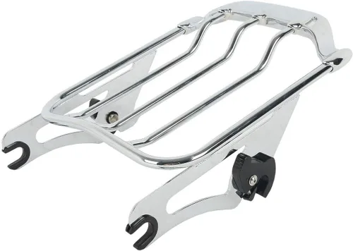 Miniatura 11 de XFMT Portaequipajes desmontable de dos plazas para motocicleta para Harley Touring Road King Street Glide Road Glide Electra Glide 2009 y posterior