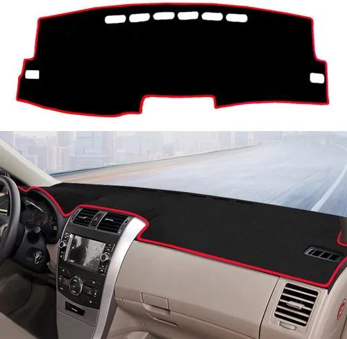 Miniatura 19 de Cubierta de salpicadero para salpicadero, alfombra personalizada para Toyota RAV4 2013 2014 2015 2016 2017 2018 Accesorios antideslizante protector