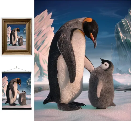 Miniatura 83 de Impresiones de arte de pared lenticular 3D LiveLife - El amor de un padre de Deluxebase. Póster 3D de león sin marco. Decoración de pared perfecta.