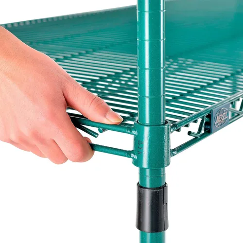 Miniatura 3 de Nexel - Estantería de alambre de 3 niveles, color verde, 30 pulgadas de ancho x 21 pulgadas de profundidad x 34 pulgadas de alto