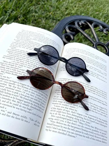 Miniatura 7 de Calabria 721SB Flexie - Gafas de sol bifocales redondas para hombres y mujeres, lentes de sol de lectura bifocales, flexibles, delgadas, ligeras