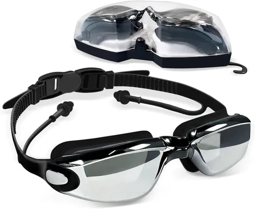 Gafas de natación miopes, gafas de natación miopes, a prueba de fugas, antivaho para adultos, hombres, mujeres y jóvenes