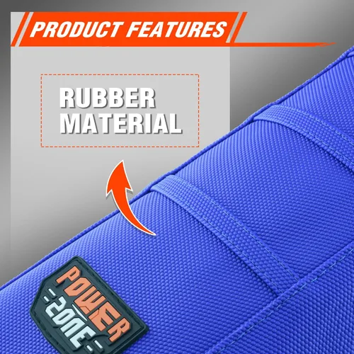 Miniatura 9 de Funda de asiento para moto fewfuss - Funda de asiento universal con raya blanca para moto de tierra - Fundas de asiento para moto de motorcross Azul