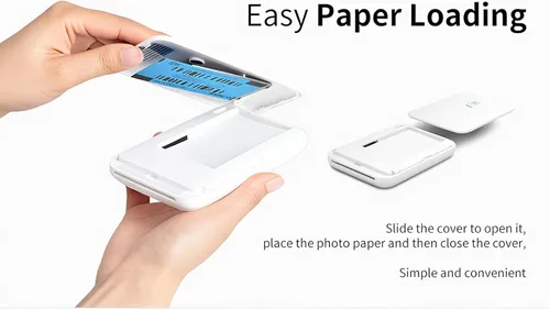 Miniatura 7 de Mini impresora fotográfica instantánea portátil - Bluetooth 5.0, Funciona con iOS y Android