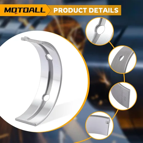Miniatura 4 de MOTOALL Juego de rodamientos principales del cigüeñal 10pcs para Hyundai Kia 08-20 2.0l 2.4l 210202g100