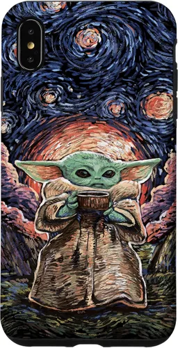 Miniatura 11 de Star Wars: The Mandalorian The Child Starry Night Style - Carcasa para iPhone 17