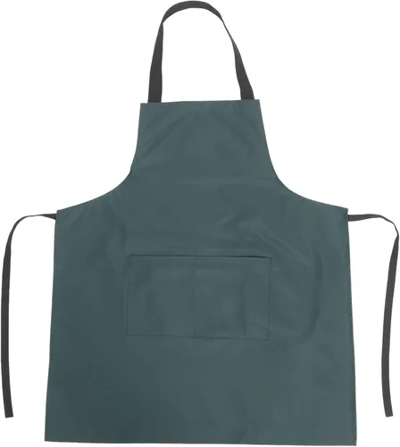 BESPORTBLE Waterproof Kitchen Apron Men and Women Pvc Oil-resistant Cooking Apron Dark Green Utensil Washing Home and Professional Use