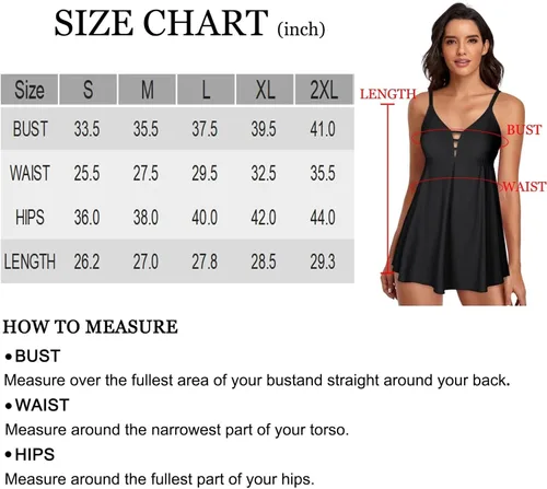 Miniatura 4 de Omichic Traje de baño tankini de dos piezas con control de abdomen para mujer