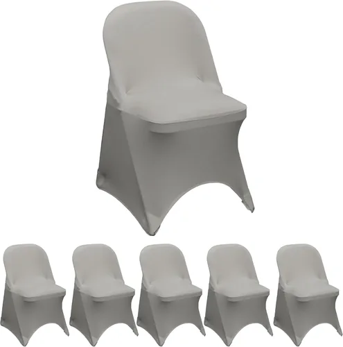 Miniatura 36 de YOUR CHAIR COVERS - Funda para silla plegable de elastano azul claro - Funda de cojín tapizada plegable elástica ajustable extraíble lavable