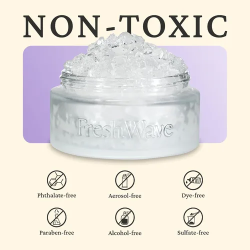 Miniatura 5 de Fresh Wave Recambio de gel eliminador de olores de lavanda, 63 onzas. Absorbedores de olores más seguros para el hogar, eliminador de olores natural